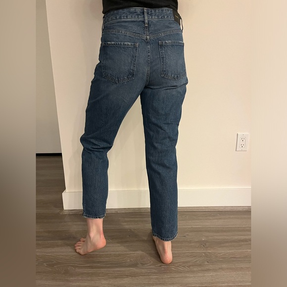 Express Boyfriend Low Rise, Medium Wash Jeans - Picture 2 of 5